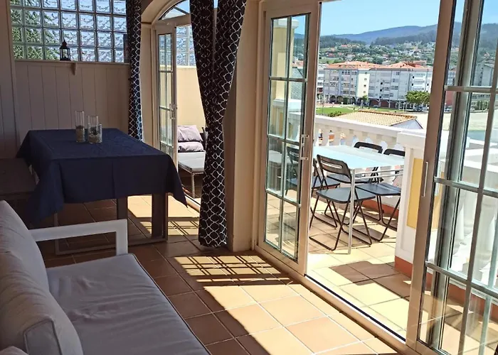 Casa Da Costa - Piso Con Galeria Y Terraza Con Vistas Al Mar Cedeira